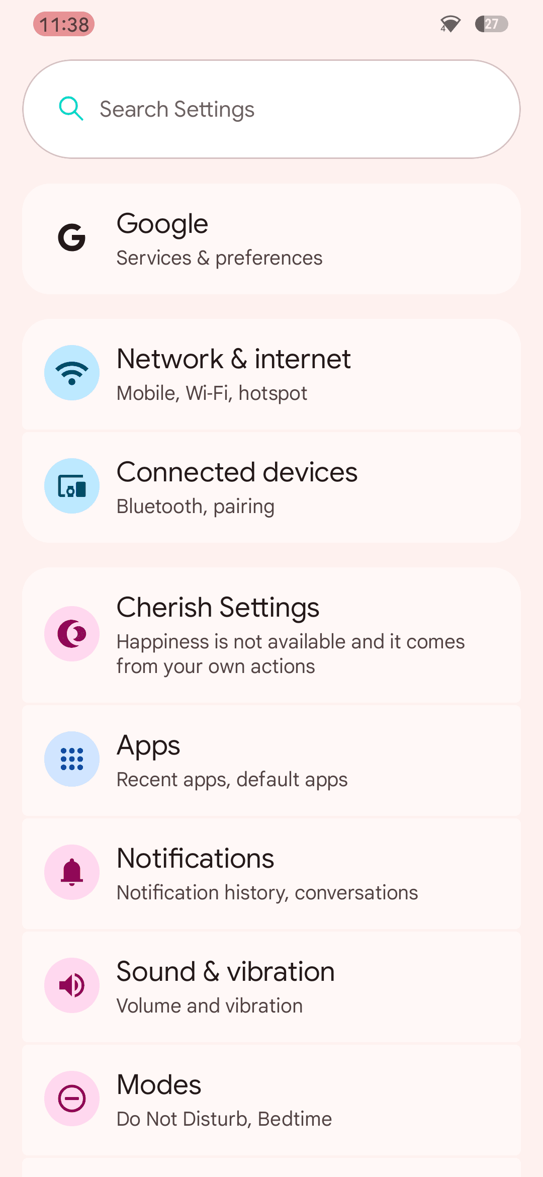 Settings